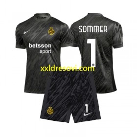 Inter Milan Yann Sommer 1 Golmanski Treći Dječji Nogometni Dres 2024-2025